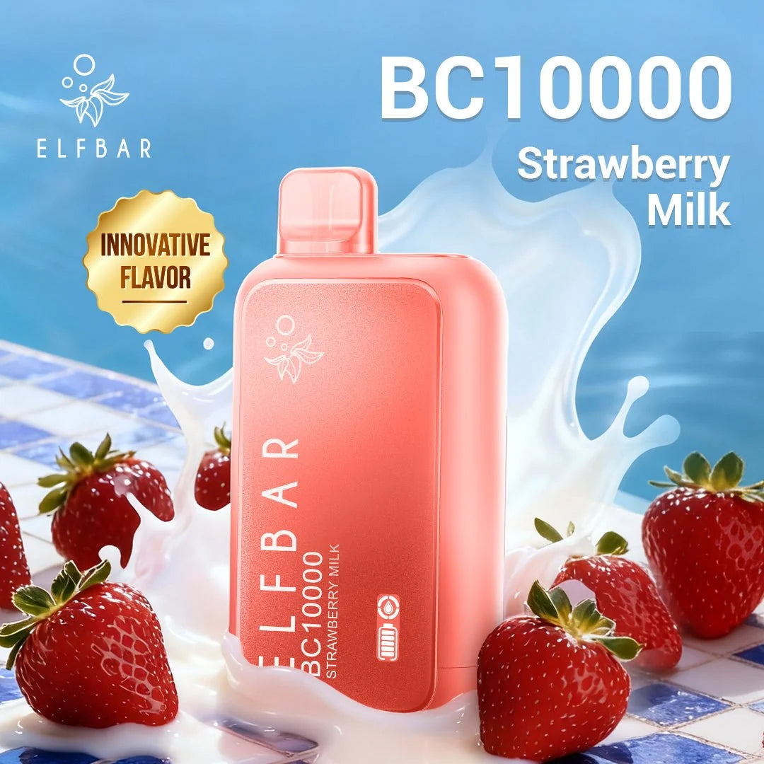 ELFBAR BC 10000 Puffs 50mg Strawberry Milk