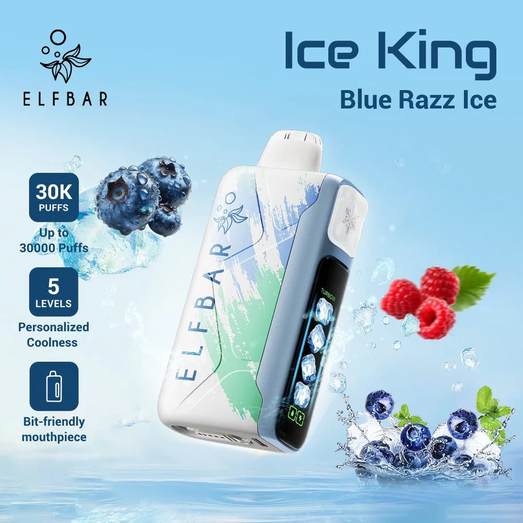 ELFBAR Ice King 30000 Puffs Blue Razz Ice