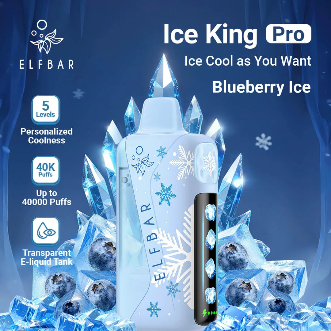 ELF BAR Ice King Pro 40000 Puffs Blueberry Ice