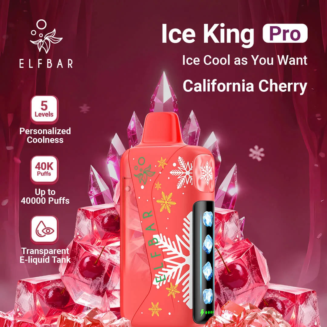 ELF BAR Ice King Pro 40000 Puffs California Cherry