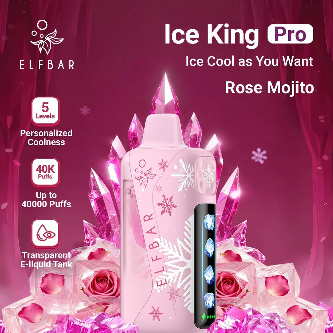 ELF BAR Ice King Pro 40000 Puffs Rose Mojito