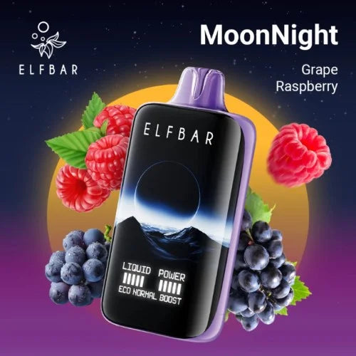 Elfbar MoonNight 40000 Puffs Grape Raspberry