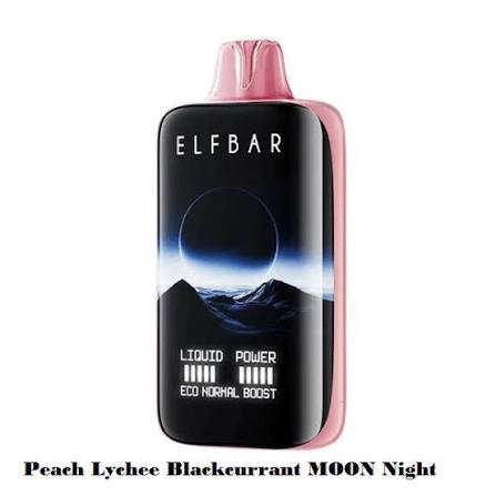 Elfbar MoonNight 40000 Puffs Peach Lychee Blackcurrant