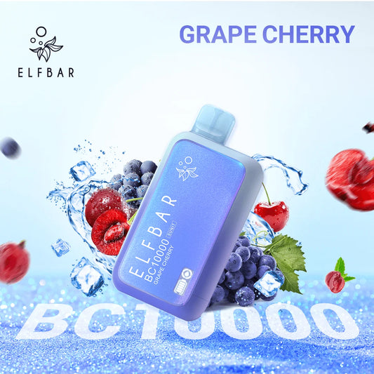 ELFBAR BC 10000 Puffs 50mg  Grape Cherry