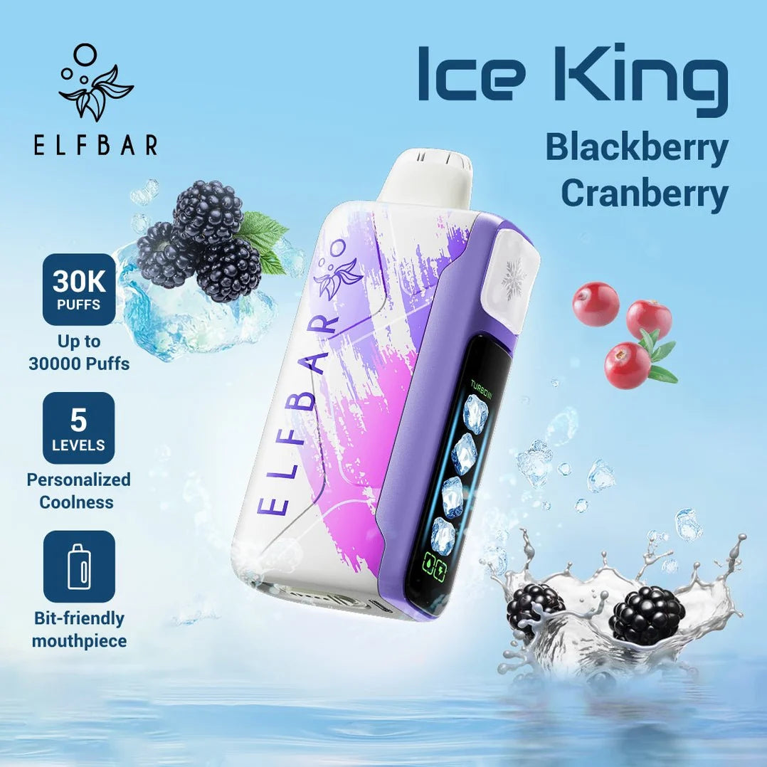 ELFBAR Ice King 30000 Puffs Blackberry Cranberry