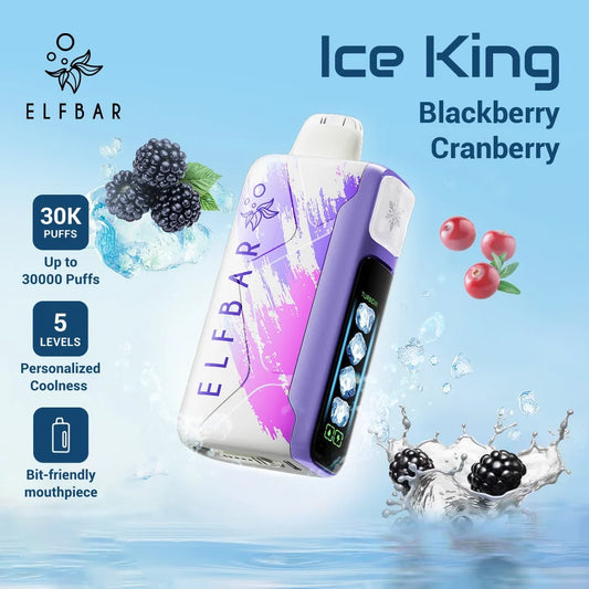 ELFBAR Ice King 30000 Puffs Blackberry Cranberry