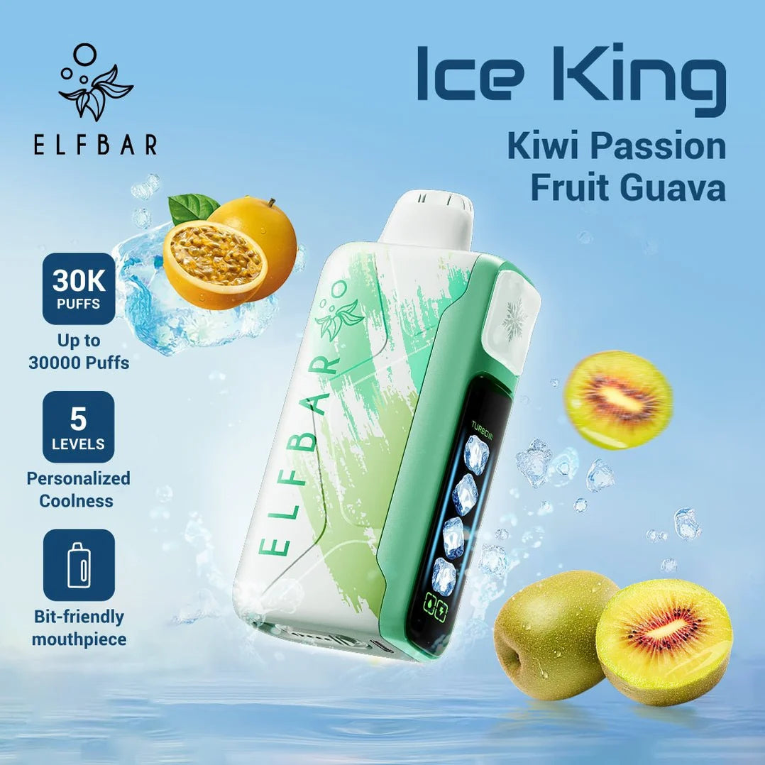 ELFBAR Ice King 30000 Puffs Kiwi Passion Fruit Guava