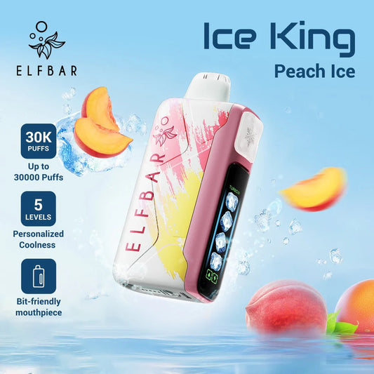 ELFBAR Ice King 30000 Puffs Peach Ice