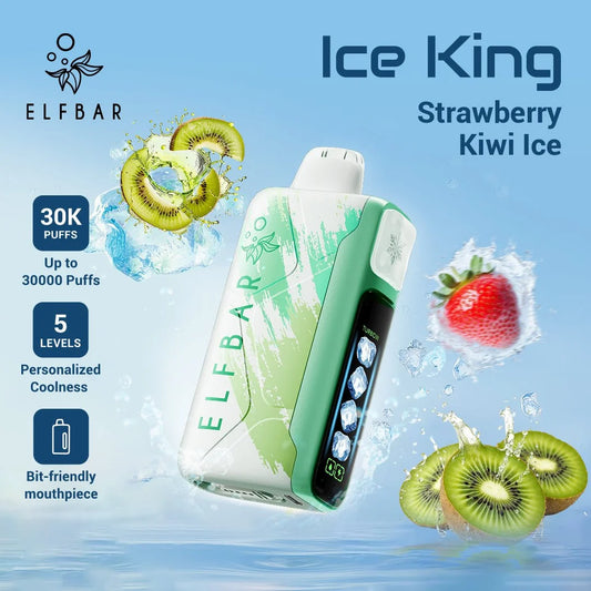 ELFBAR Ice King 30000 Puffs Strawberry Kiwi Ice