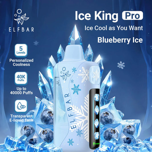 ELF BAR Ice King Pro 40000 Puffs Blueberry Ice