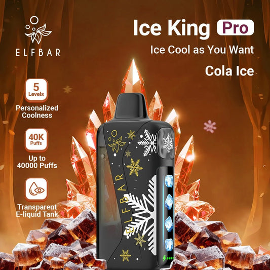 ELF BAR Ice King Pro 40000 Puffs Cola Ice