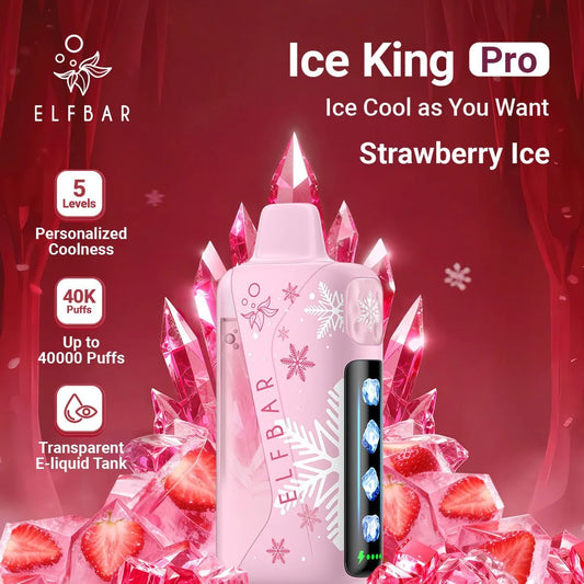 ELF BAR Ice King Pro 40000 Puffs Strawberry Ice
