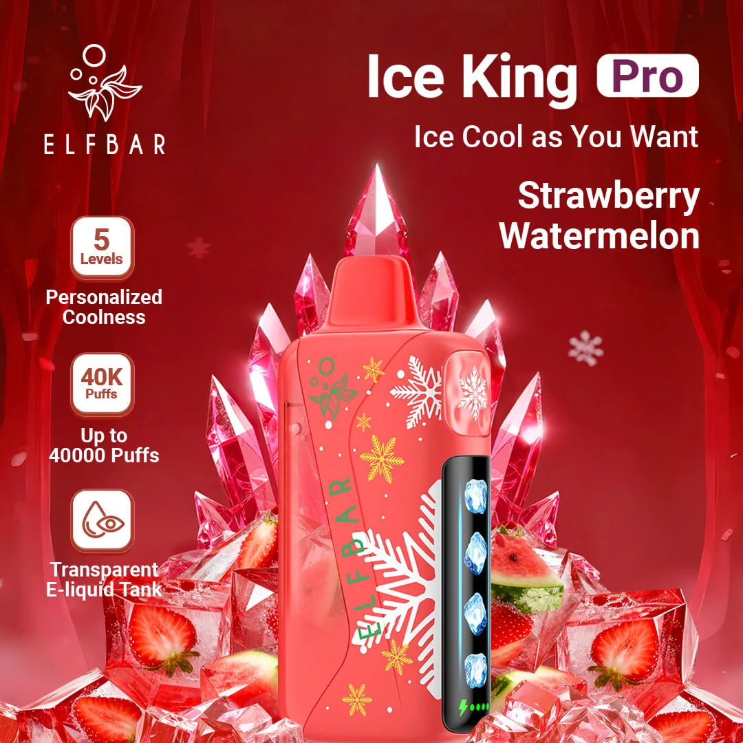 ELF BAR Ice King Pro 40000 Puffs Strawberry Watermelon