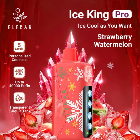 ELF BAR Ice King Pro 40000 Puffs Strawberry Watermelon