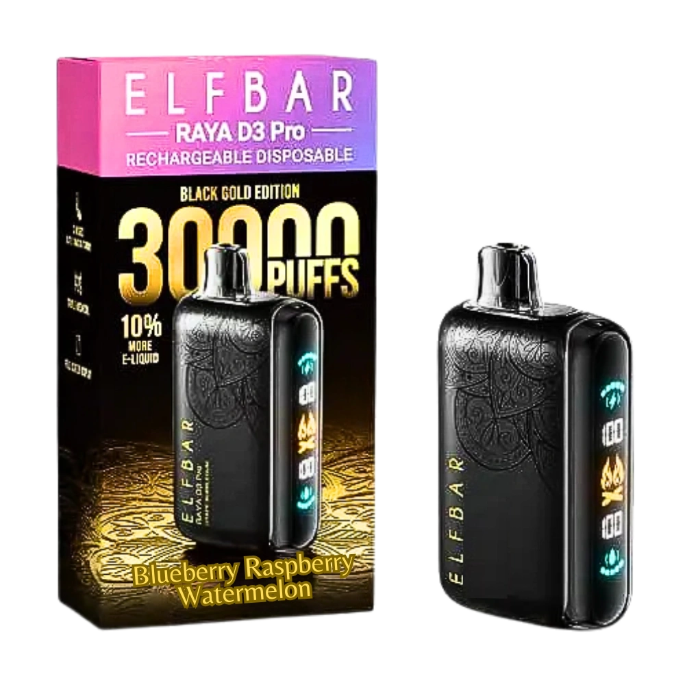 Elf Bar Raya D3 Pro 30000 Puffs Blueberry Raspberry Watermelon