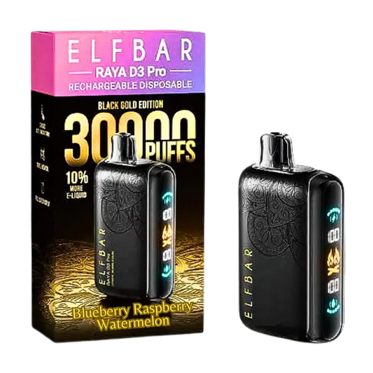 Elf Bar Raya D3 Pro 30000 Puffs Blueberry Raspberry Watermelon