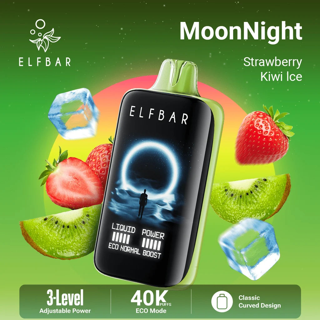 Elfbar MoonNight 40000 Puffs Strawberry Kiwi Ice